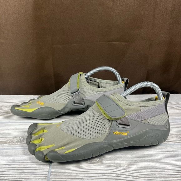Vibram FiveFingers KSO Grey Green Barefoot Minimalist Running Shoe Womens Size 9 - Picture 3 of 11